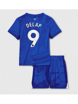 Otroški Nogometna dresi replika Chelsea Liam Delap #9 Domači 2025-26 Kratek rokav (+ hlače)